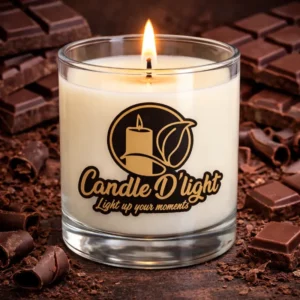 chocolate d light candle